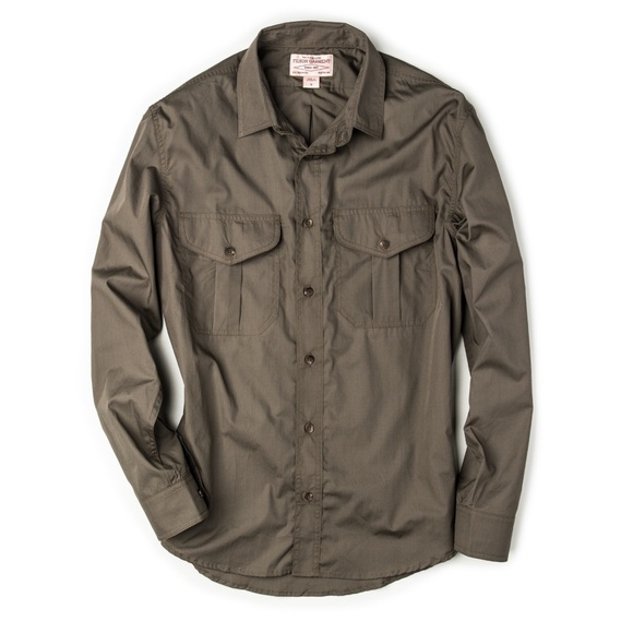 FILSON
Feather Cloth Shirt Light Olive Size XXL - Picture 1 of 11